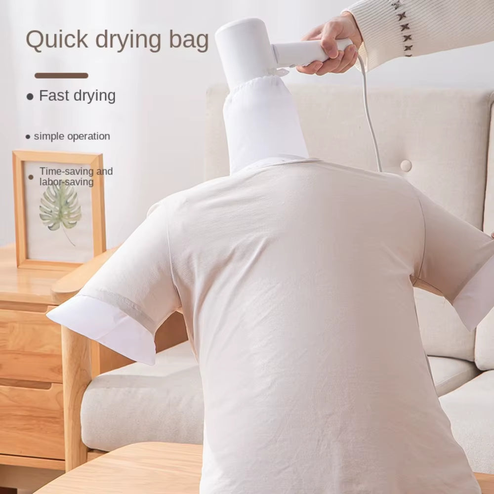 Quick Dry Clothes Bag Portable Folding Multiple Styles Drying Support Bag Breathable Travel Clothes Dryer Down